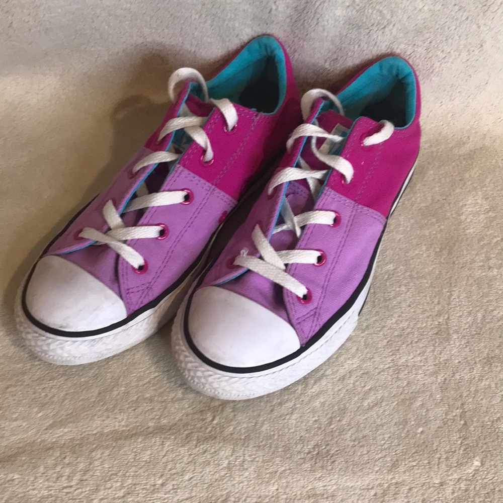 Converse 3 pink purple violet all star sneakers